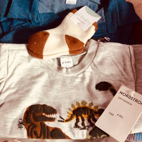 Original Boppy Pillow and 60 Piece NB-XL Boy/Girl Ensembles - Picture 5 of 16